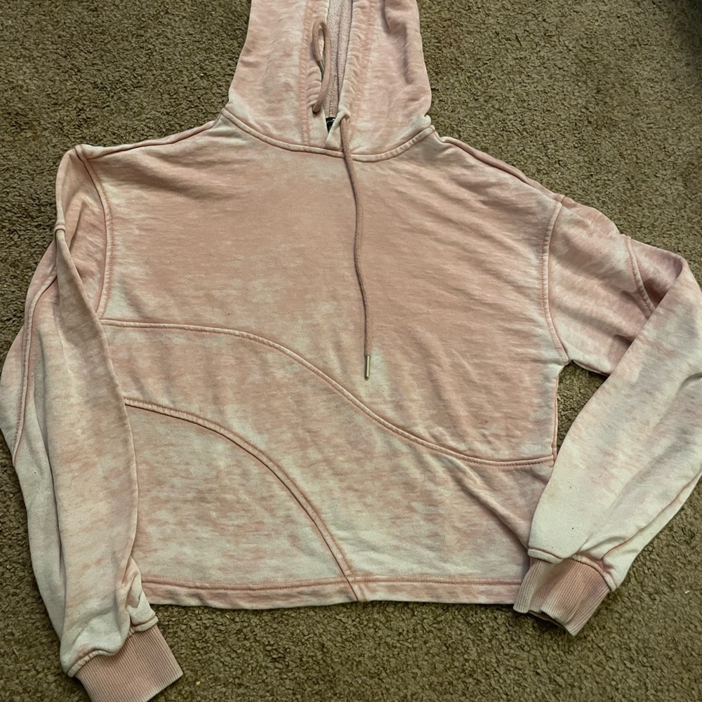 Women's Pink Hooded Top